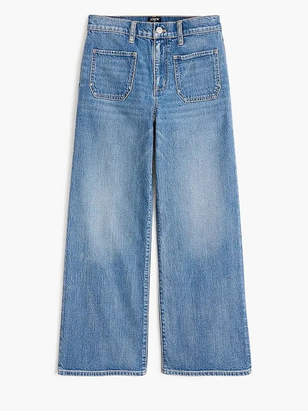 J. Crew Light Blue High-Rise Wide Leg Jeans